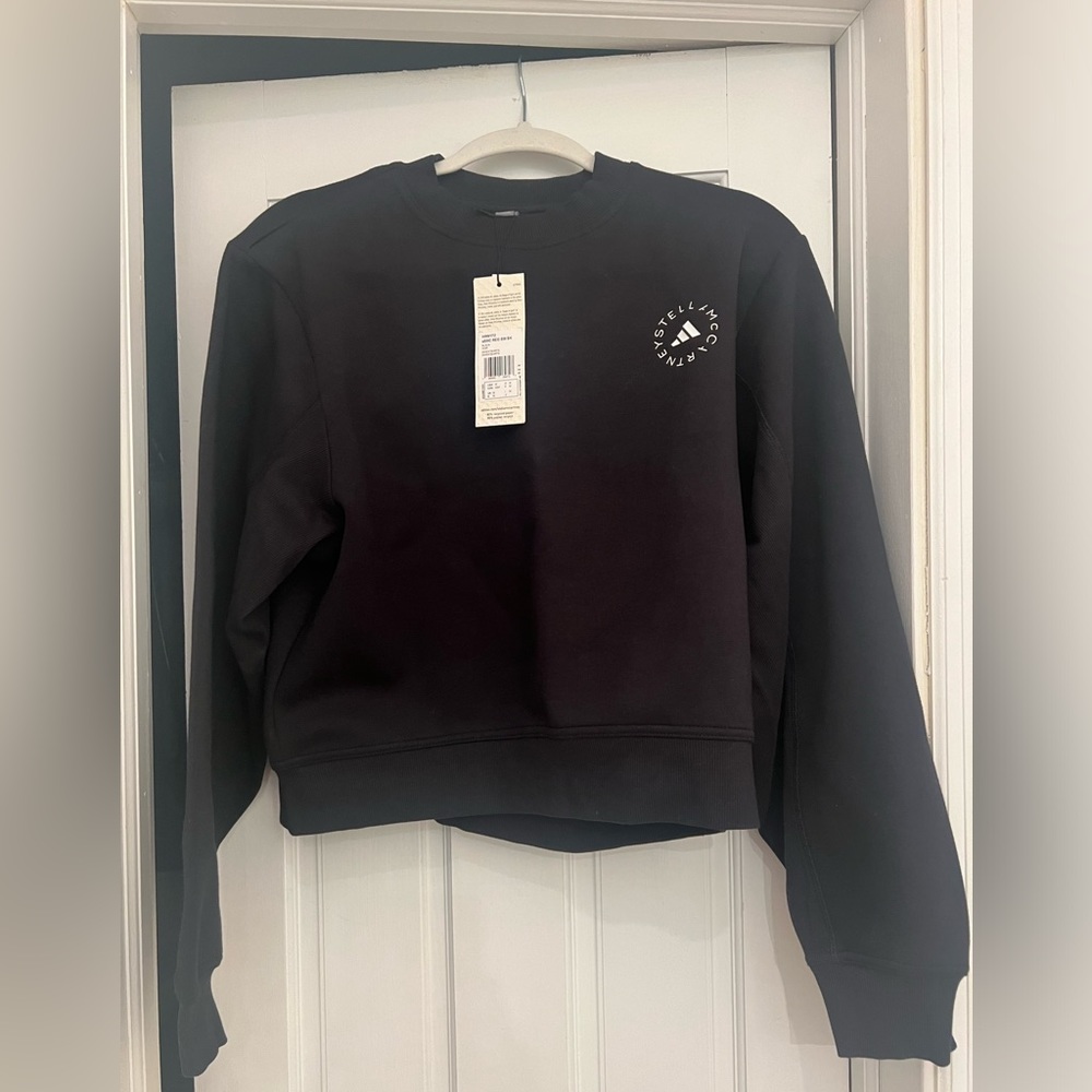NEW Stella McCartney x Adidas Black Sweatshirt
